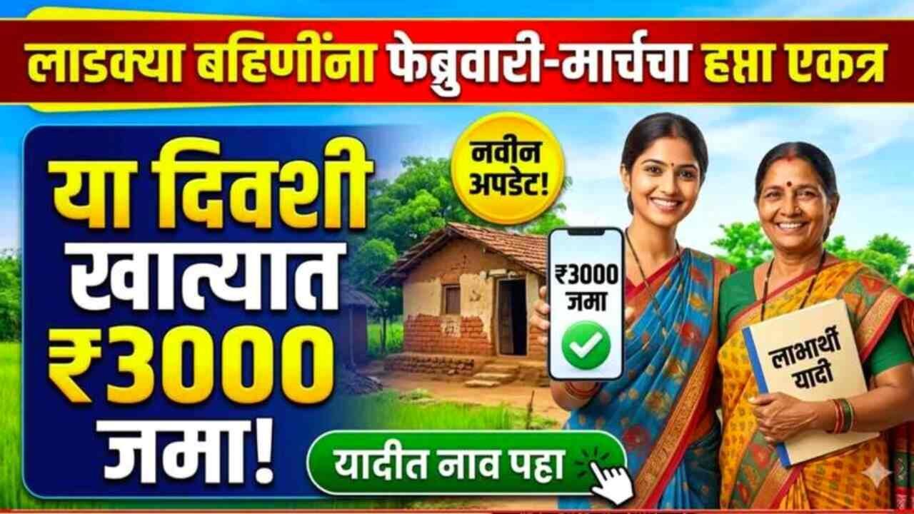 लाडकी बहीण योजना: थेट खात्यावर ३००० रुपये जमा होण्यास सुरुवात गावानुसार यादी जाहीर Ladki Bahin Yojana Update 2026